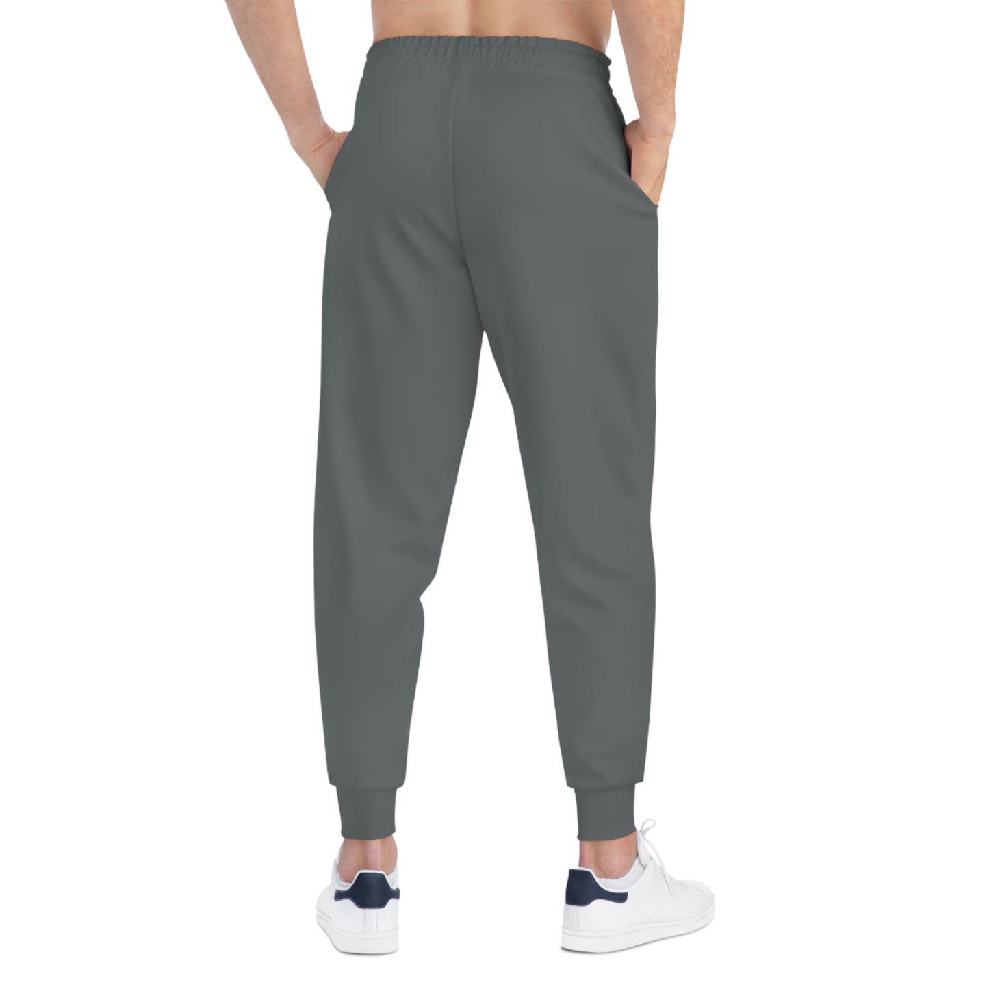 CEO Logo Athletic Joggers — Men's Casual Gray Sweatpants
