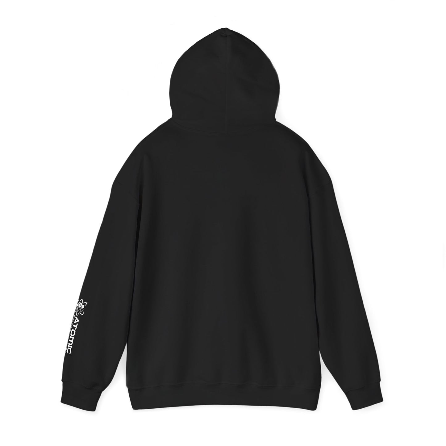 3Q Atomic Graphic Hoodie, Cozy Unisex Sweatshirt, Casual Streetwear, Ideal for Everyday Wear, Perfect for Events and Gifting